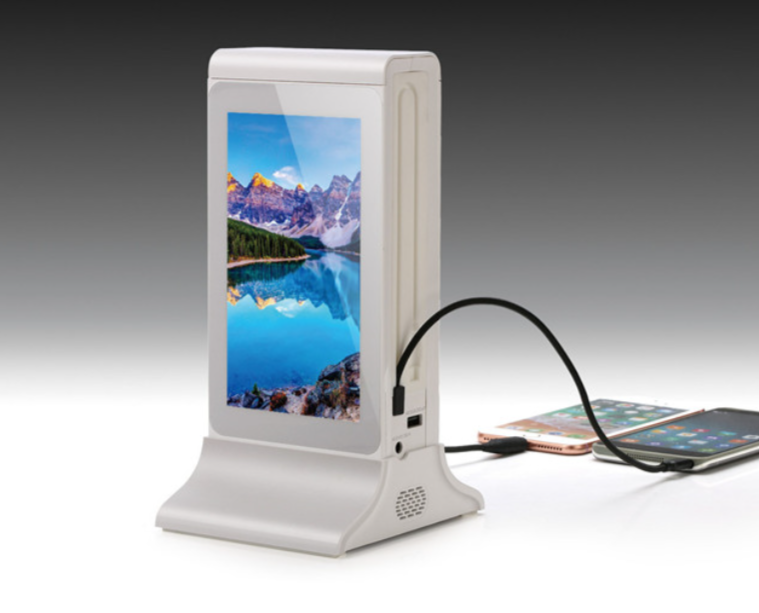 7-inch Dual Screen Table Advertiser