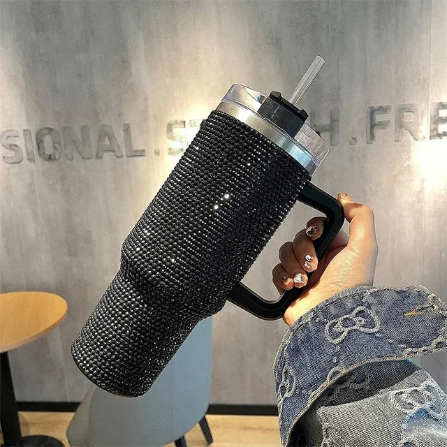 Rhinestone Coffee Mug