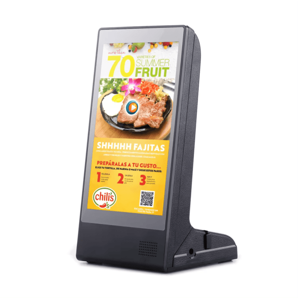 8 Inch Single Screen Table Advertiser