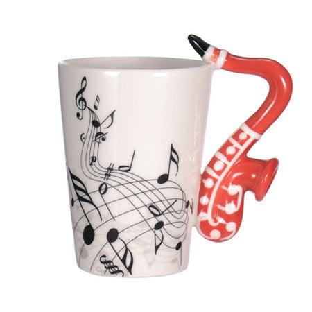 Promotional Guitar Ceramic Mug - lightbulbbusinessconsulting