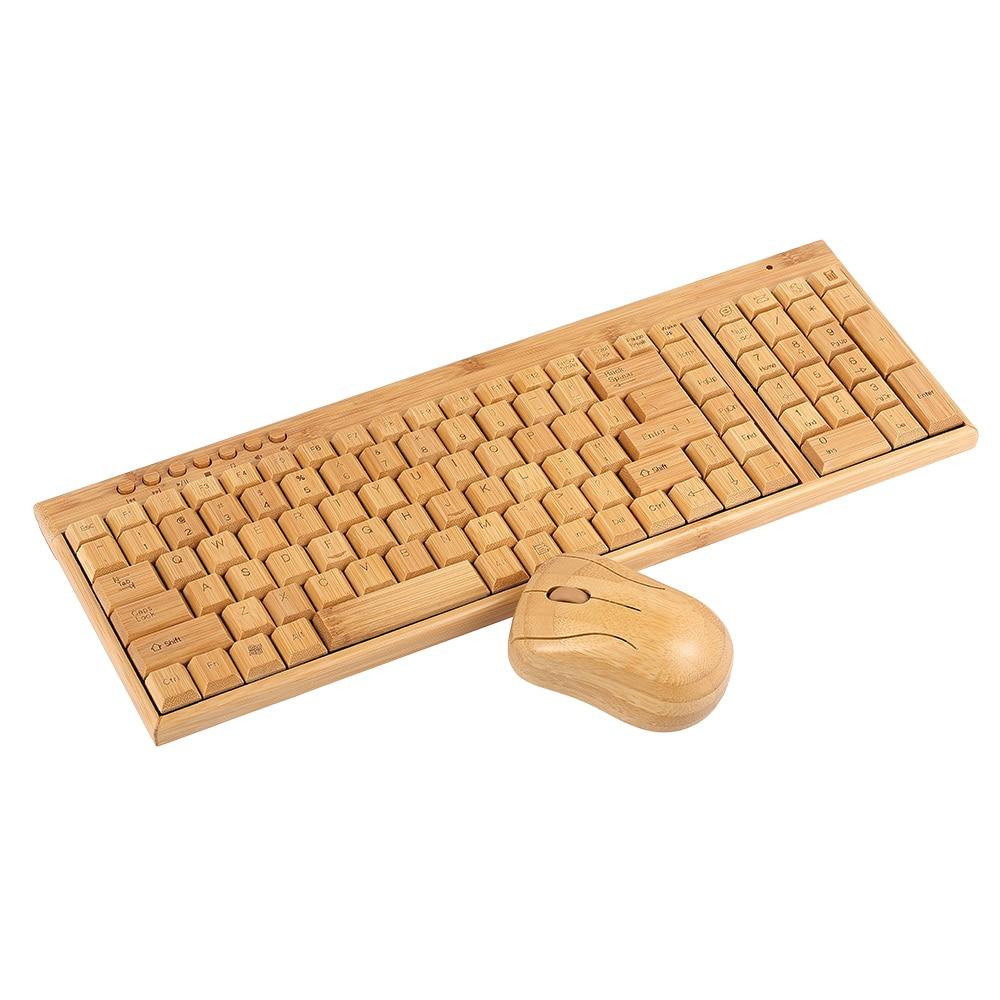 Wireless Bamboo Keyboard - lightbulbbusinessconsulting