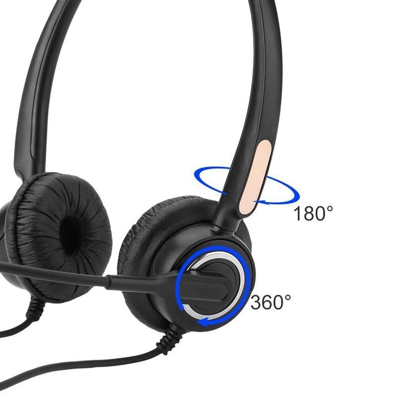 USB Wired Call Center Headphones - lightbulbbusinessconsulting