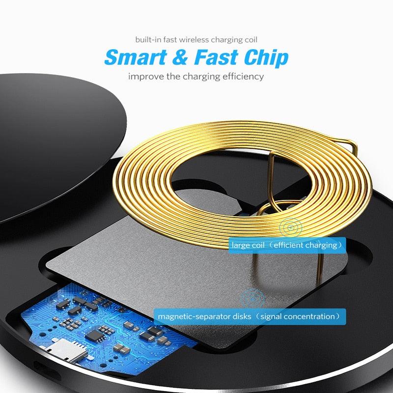 Qi Wireless Charger - LIGHTBULB GIFTS
