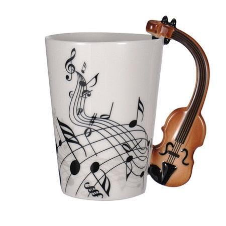 Promotional Guitar Ceramic Mug - lightbulbbusinessconsulting