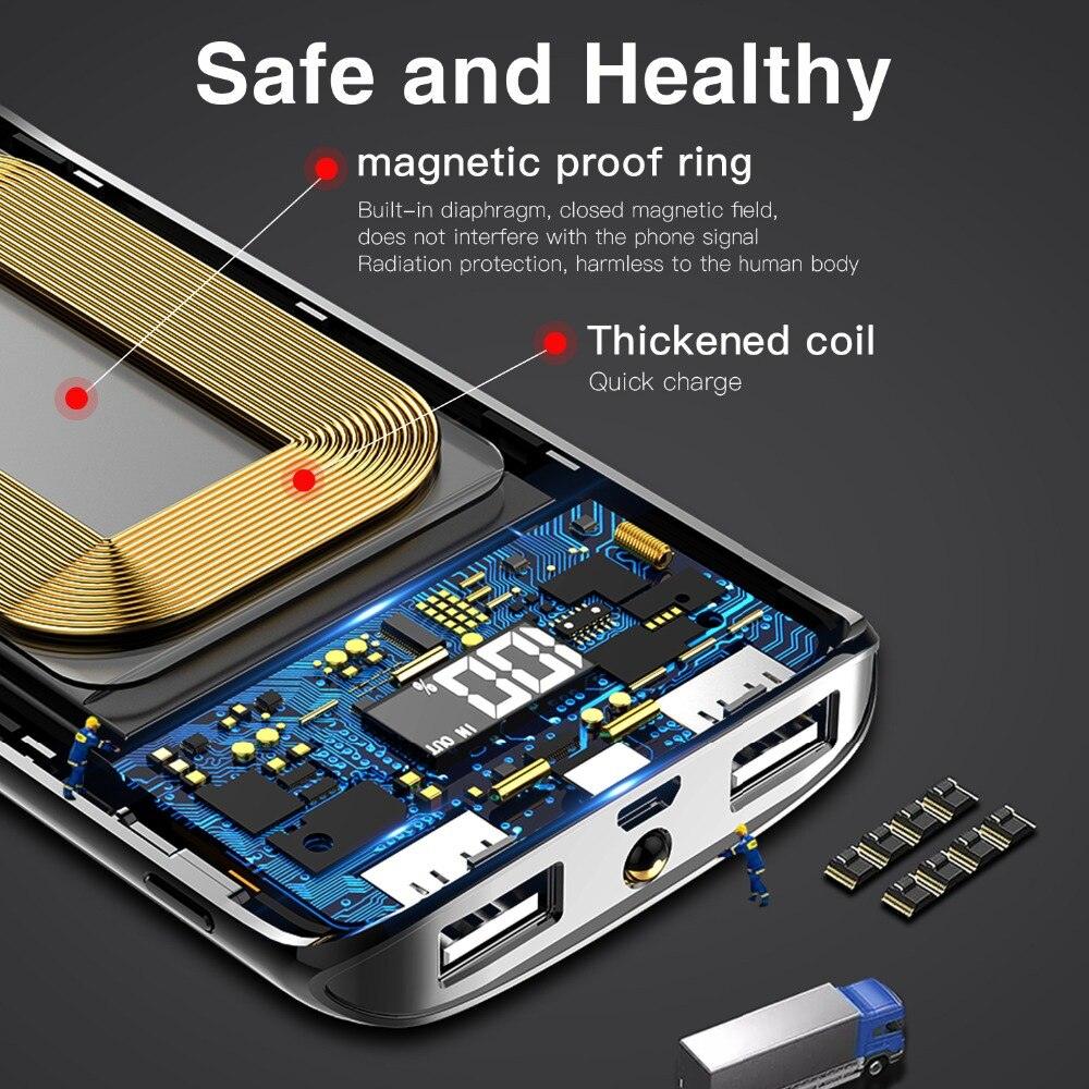 Wireless Powerbank with Torch Light - lightbulbbusinessconsulting