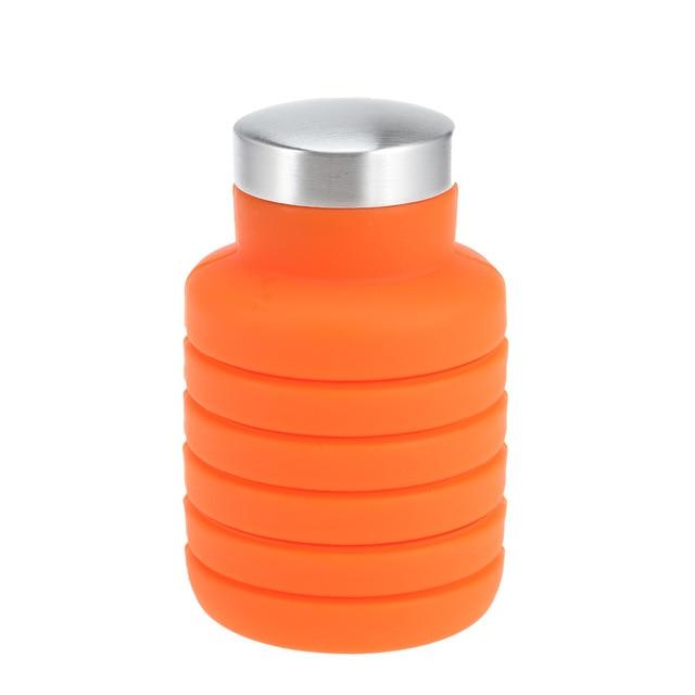 Portable Silicone Retractable Folding Water Bottle - lightbulbbusinessconsulting