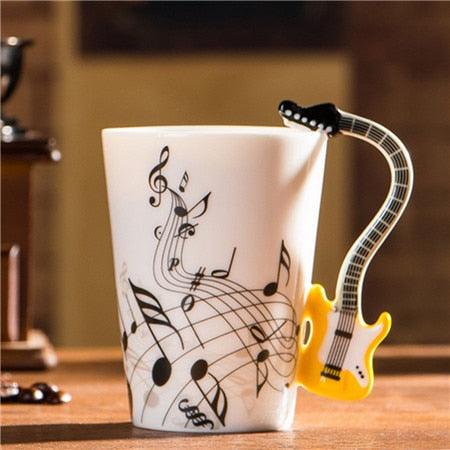 Promotional Guitar Ceramic Mug - lightbulbbusinessconsulting