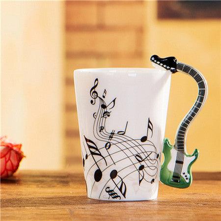 Promotional Guitar Ceramic Mug - lightbulbbusinessconsulting