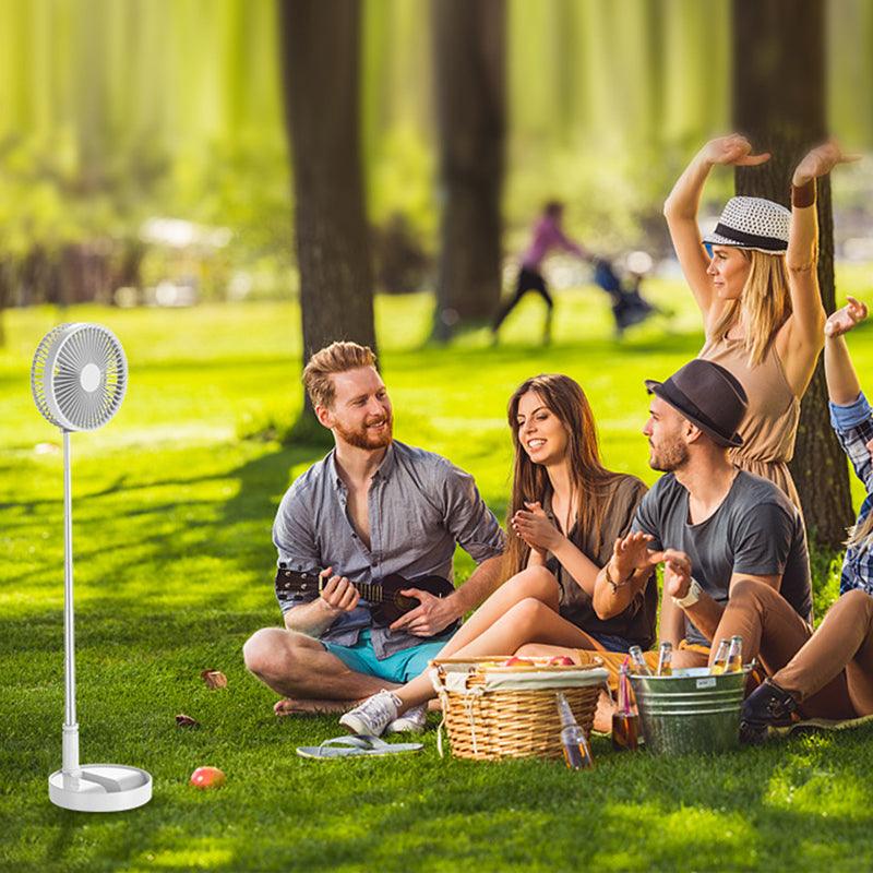 Multi-Function Desktop USB Charging Fan - LIGHTBULB GIFTS