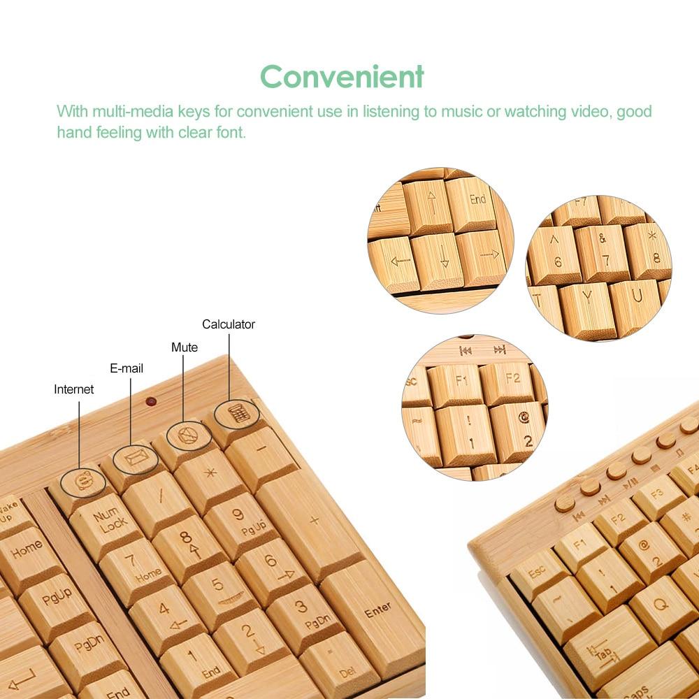 Wireless Bamboo Keyboard - lightbulbbusinessconsulting