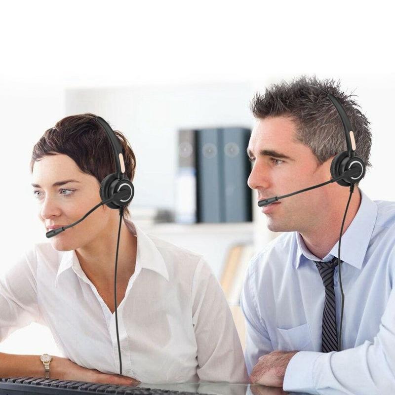 USB Wired Call Center Headphones - lightbulbbusinessconsulting