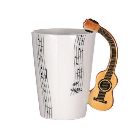 Promotional Guitar Ceramic Mug - lightbulbbusinessconsulting