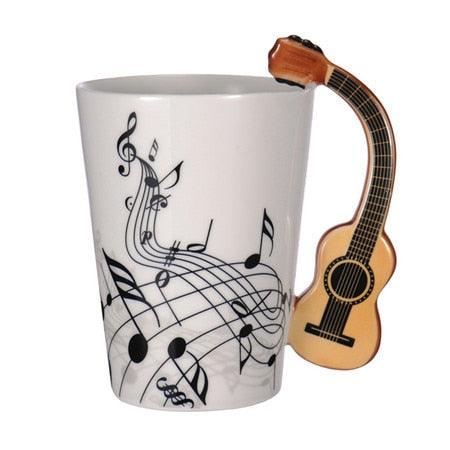 Promotional Guitar Ceramic Mug - lightbulbbusinessconsulting