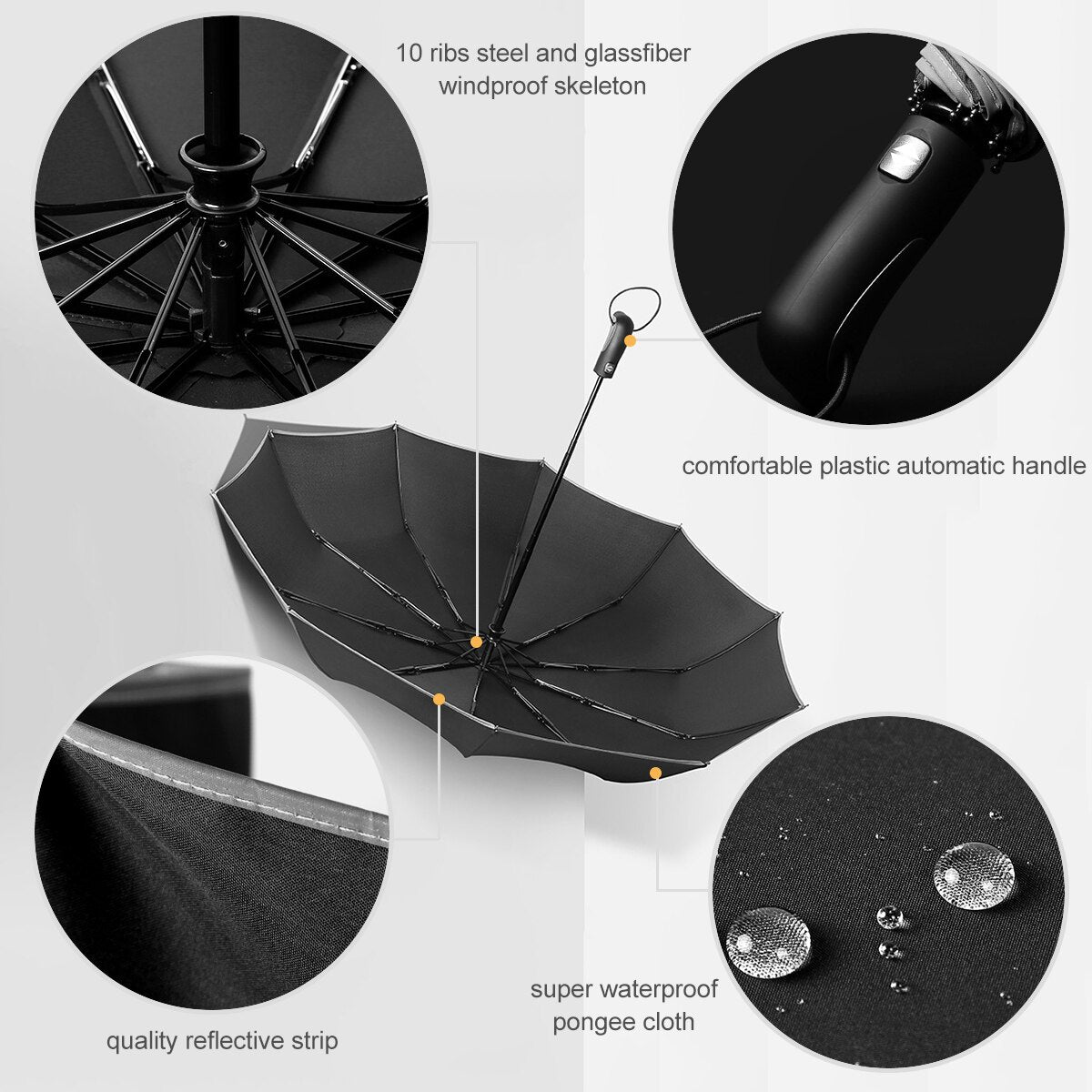Automatic Folding Umbrella - lightbulbbusinessconsulting