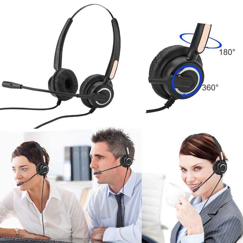 USB Wired Call Center Headphones - lightbulbbusinessconsulting