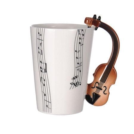 Promotional Guitar Ceramic Mug - lightbulbbusinessconsulting