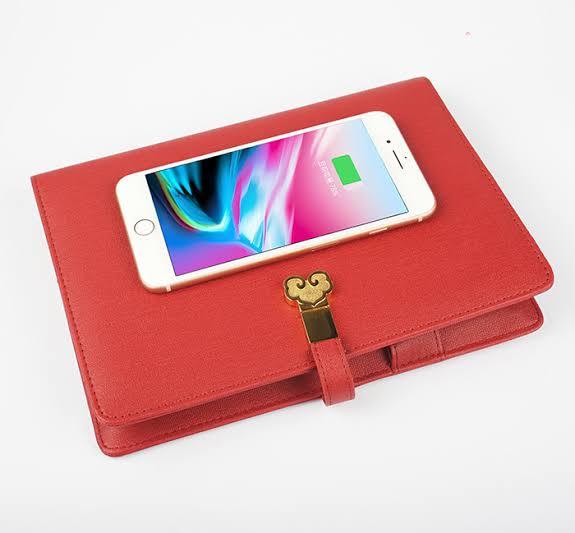 D'creme Wireless Powerbank Executive Notebook - lightbulbbusinessconsulting