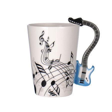 Promotional Guitar Ceramic Mug - lightbulbbusinessconsulting