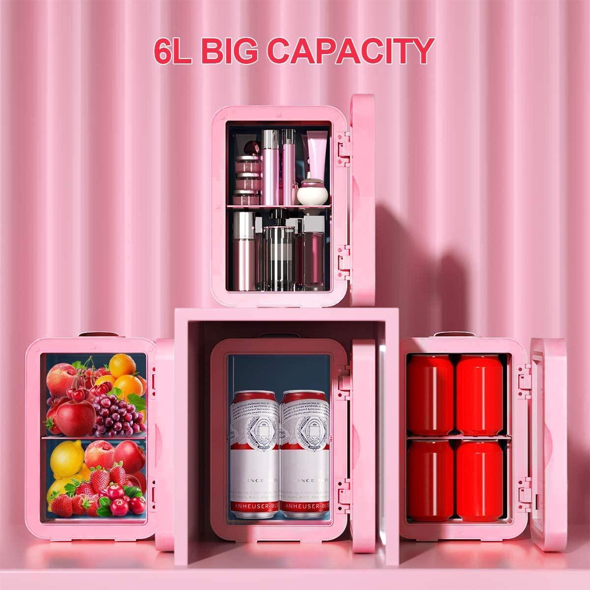 Compact Mirror Mini Fridge - LIGHTBULB GIFTS