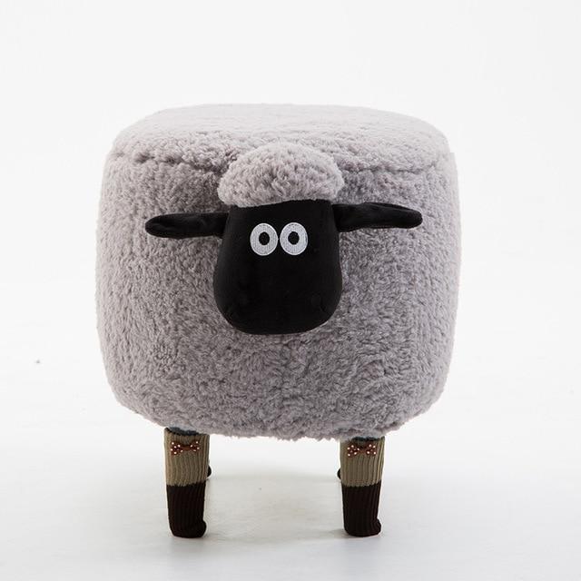 Ottoman Storage Footstool Solid Wood Nordic - lightbulbbusinessconsulting