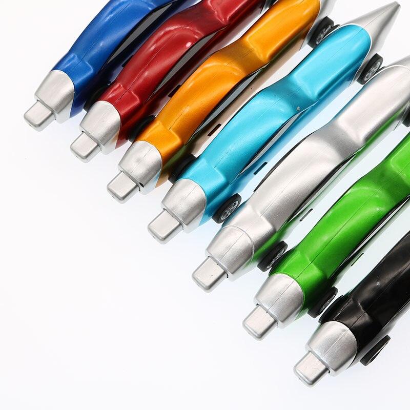 a bunch of different colored toothbrushes in a row