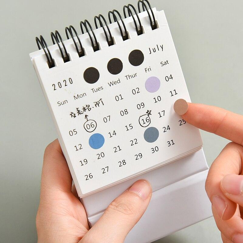 Mini Desktop Desk Calendar - LIGHTBULB GIFTS
