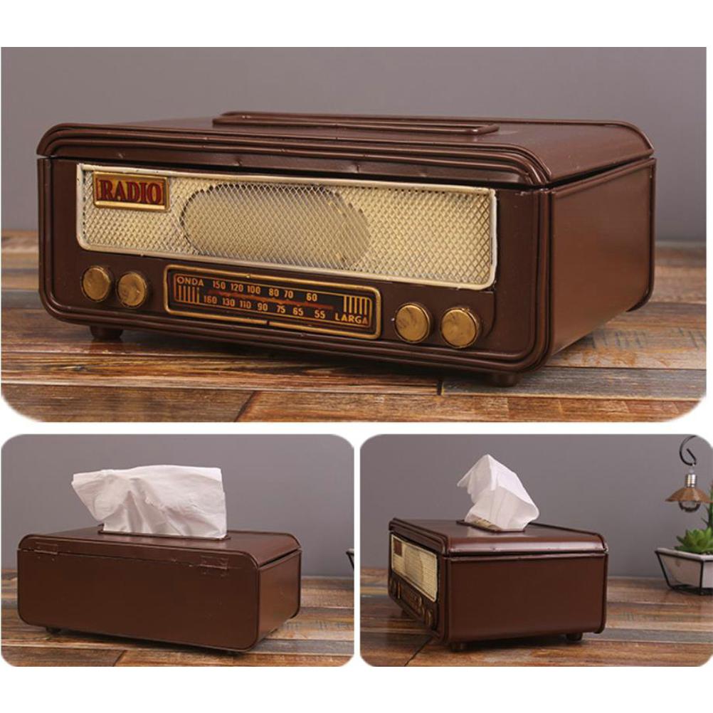 Retro Radio Tissue Box - lightbulbbusinessconsulting