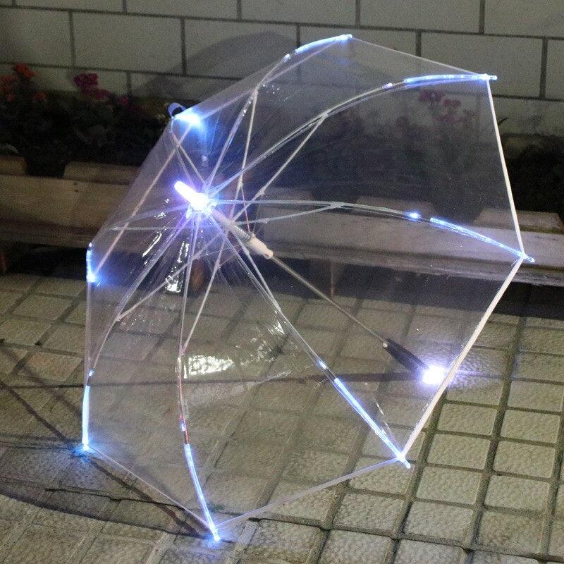 Led Transparent umbrella - lightbulbbusinessconsulting