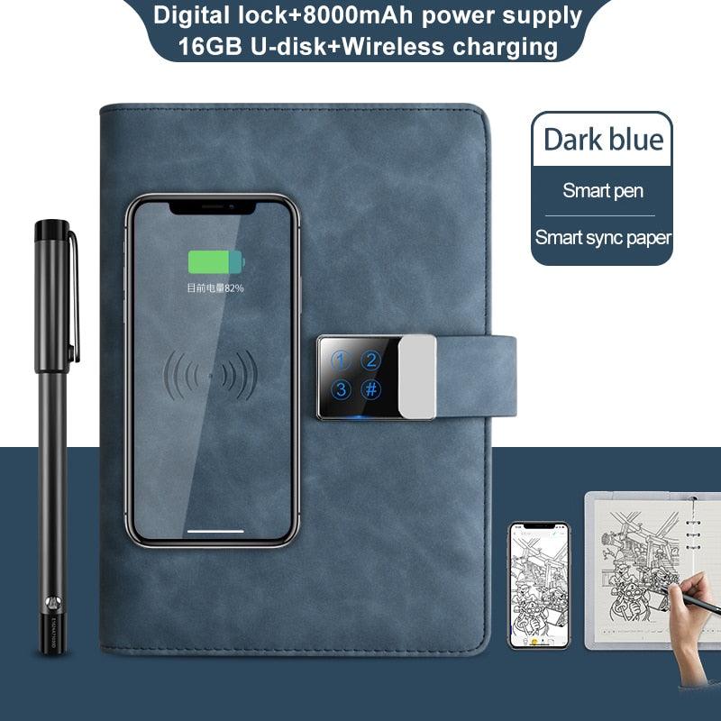 Smart Handwriting Notebook with Digital Lock - LIGHTBULB GIFTS