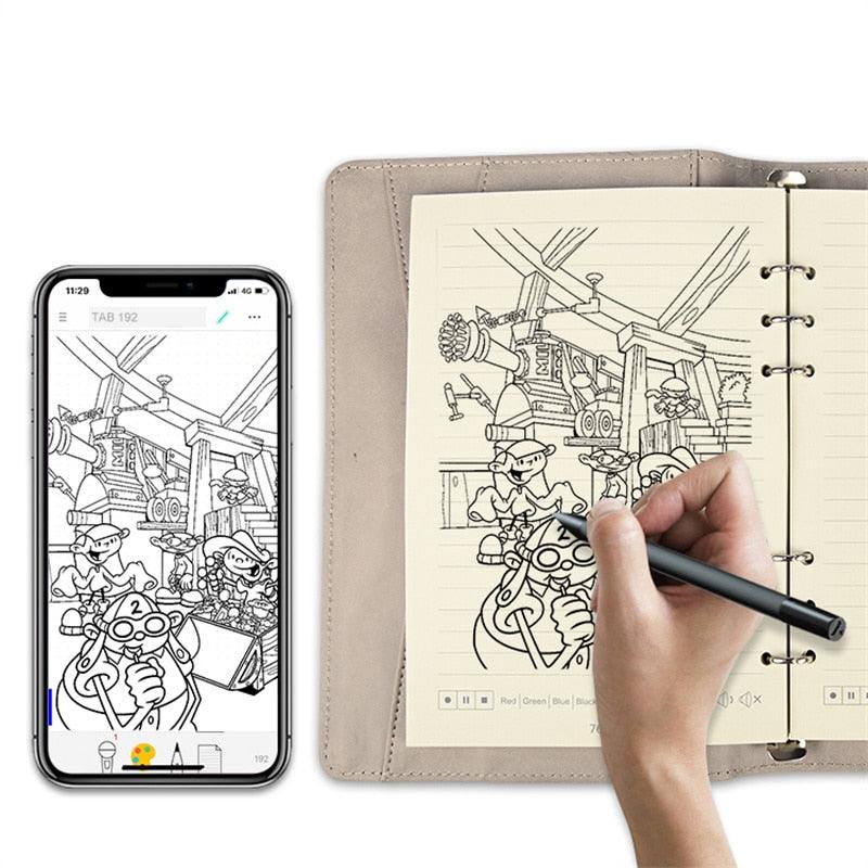Smart Handwriting Notebook with Digital Lock - LIGHTBULB GIFTS