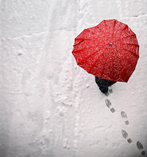 Red Heart Umbrella - lightbulbbusinessconsulting