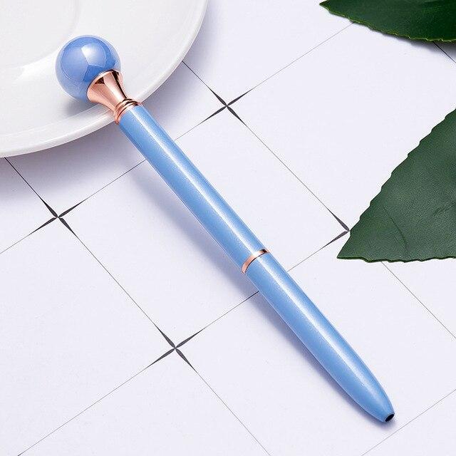 Novelty Ladies Pearl Metal Pen - lightbulbbusinessconsulting