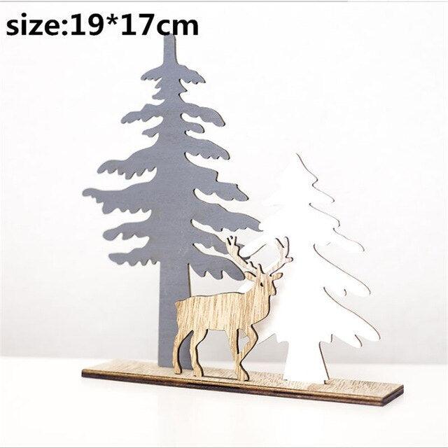 Wooden Snowflake Desktop Ornament - LIGHTBULB GIFTS