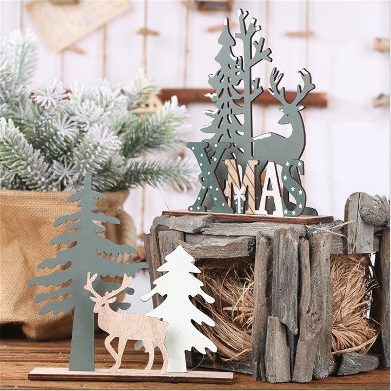 Wooden Snowflake Desktop Ornament - LIGHTBULB GIFTS