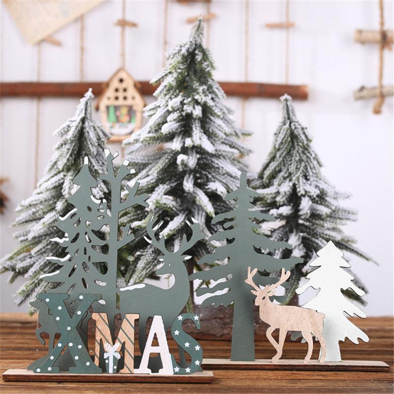 Wooden Snowflake Desktop Ornament - LIGHTBULB GIFTS