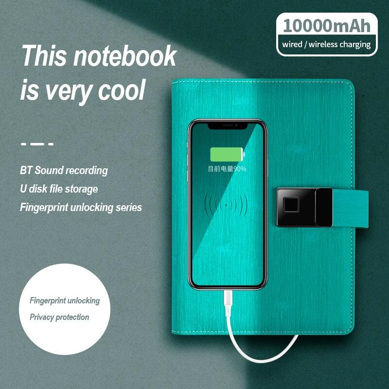 Fingerprint Lock Smart Notebook - LIGHTBULB GIFTS