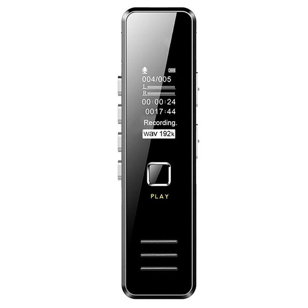 Usb Sound Recorder 32gb Rechargeable Digital Audio Sound Recorder Dictaphone Mp3 Player Dsp Noise Reduction Hd Remote Recording