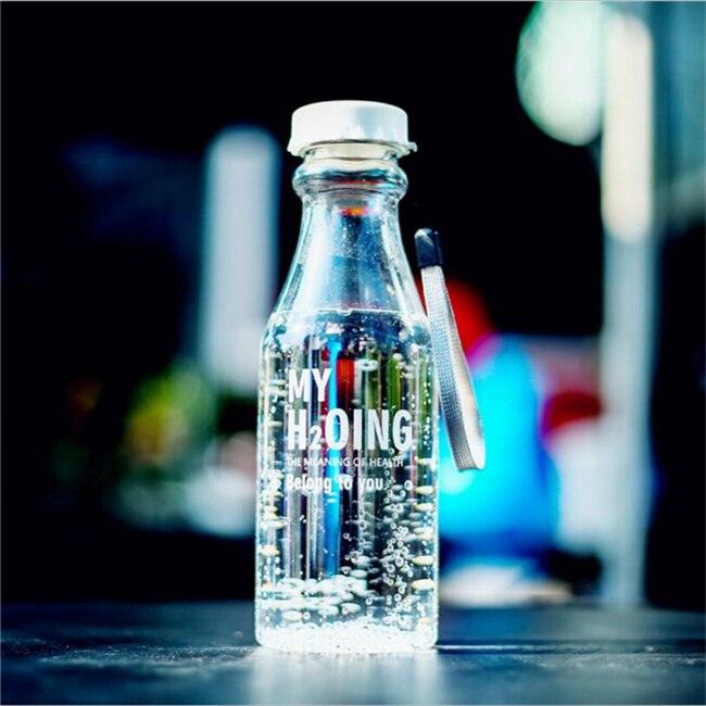 New 550ml Sport Travel Water Bottle Leak Proof Unbreakable Plastic Bottles Portable For Bicycle Outdoor Running Camping