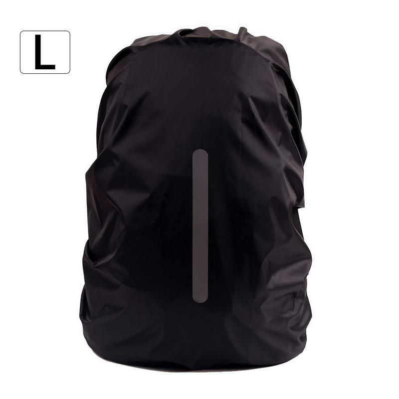 Iksnail Reflective Waterproof Backpack Rain Cover Outdoor Sport Night Cycling Safety Light Raincover Bag Camping Hiking 55l Bags
