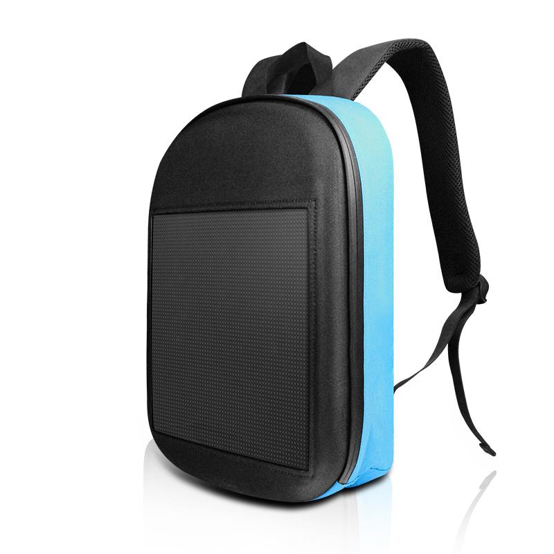 Akdsteel Led Screen Display Backpack Diy Wireless Wifi App Control Advertising Backpack Outdoor Led Walking Billboard Backpack