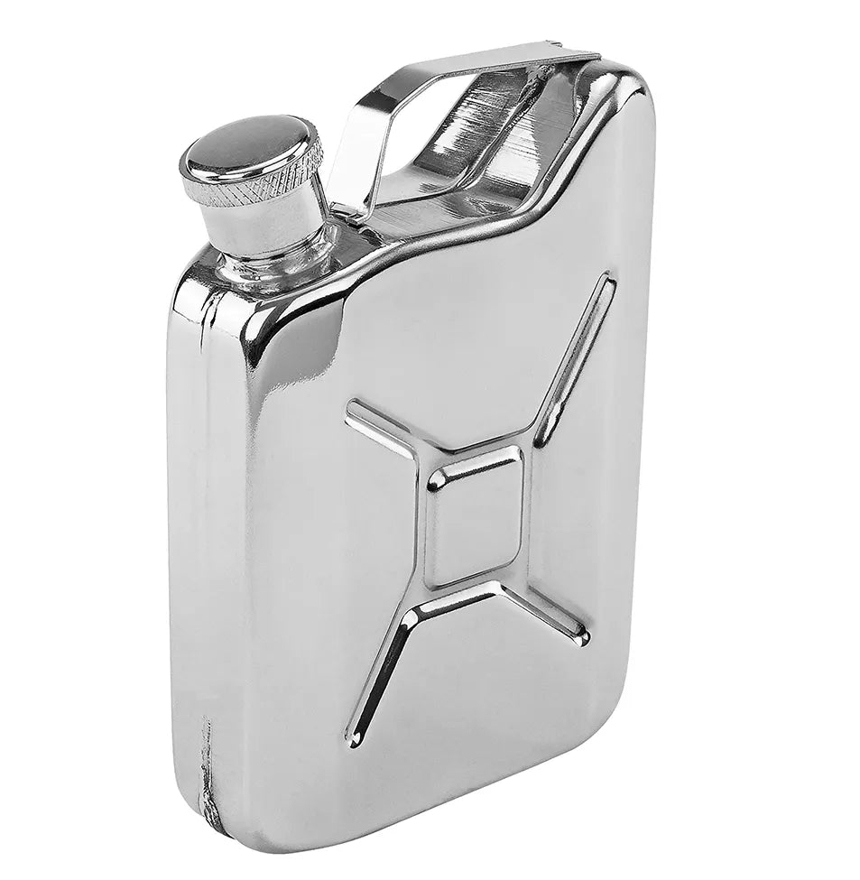 Mini Stainless Steel 5oz Hip Flask Liquor Whiskey Alcohol Fuel Gas Gasoline Can