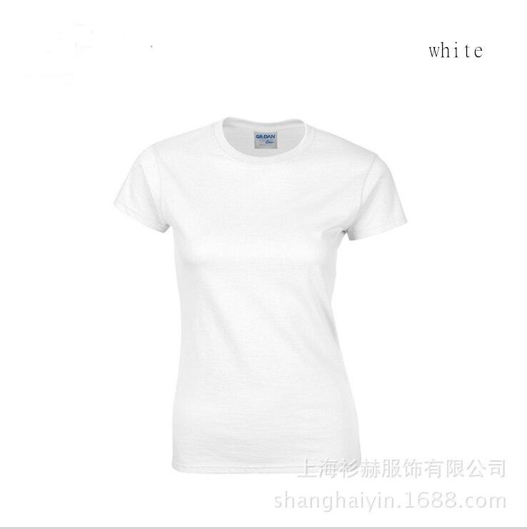 Custom Photo Text Logo Printing Women T Shirt Cotton T Shirt Lady Tees Advert Summer Tshirt Diy Personalized 2019slim Tops
