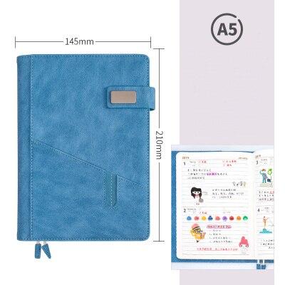 A5 Bandage Buckle Style Efficiency Manual Business Office Notebook Personal Journal Diary Organizer 365 Day Planner Agenda Gift 1