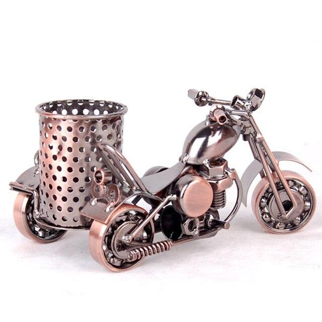 Popular Creative Metal Pen Holder Vase Pencil Pot Stationery Desk Tidy Container Office Stationery Supplier Business Craft Gift