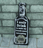 RUSTIC RETRO WOODEN BEER BOTTLE OPENER - lightbulbbusinessconsulting