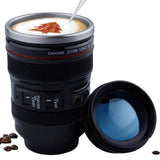 Stainless Steel Camera Lens Mug - lightbulbbusinessconsulting