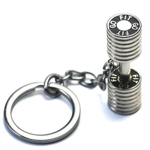 GYM Dumbbell  Keychain - lightbulbbusinessconsulting