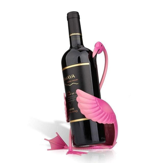 Flamingo Wine Holder - LIGHTBULB GIFTS