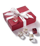 Luxury Baccarat clear crystal dice (set of 5) - LIGHTBULB GIFTS