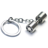 GYM Dumbbell  Keychain - lightbulbbusinessconsulting